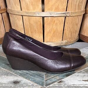 Clarks Women's Brown Wedge Heels